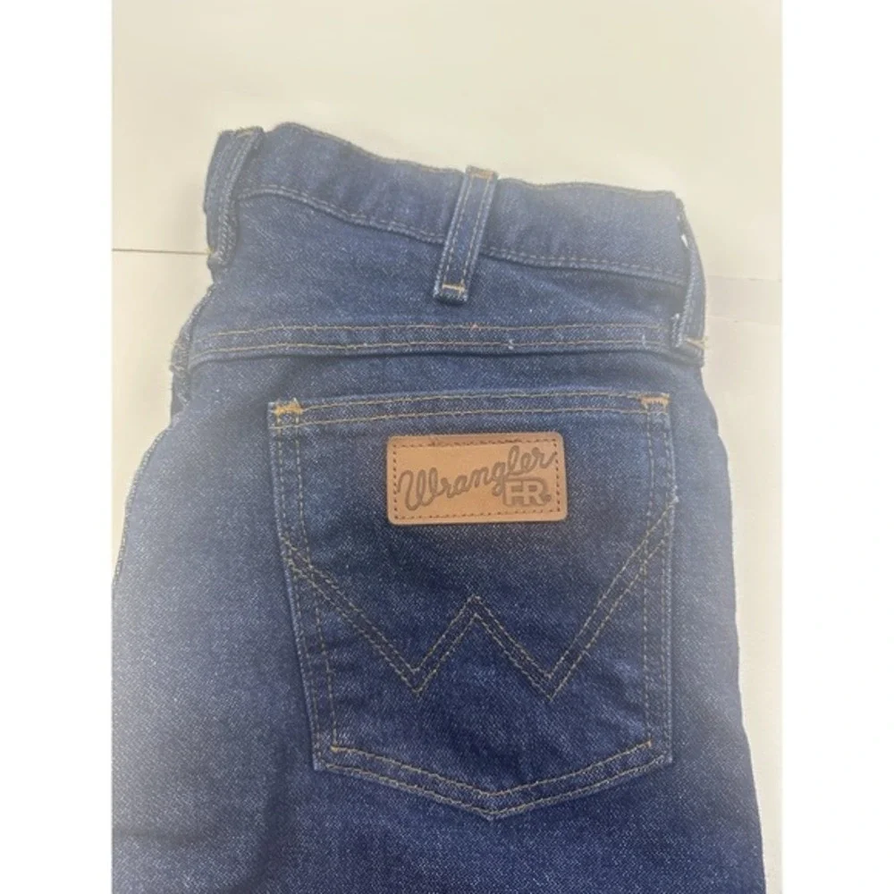 Wrangler Fire-Resistant Blue Denim Original Fit Pants Jeans FR13MWZ Mens 31x32‎